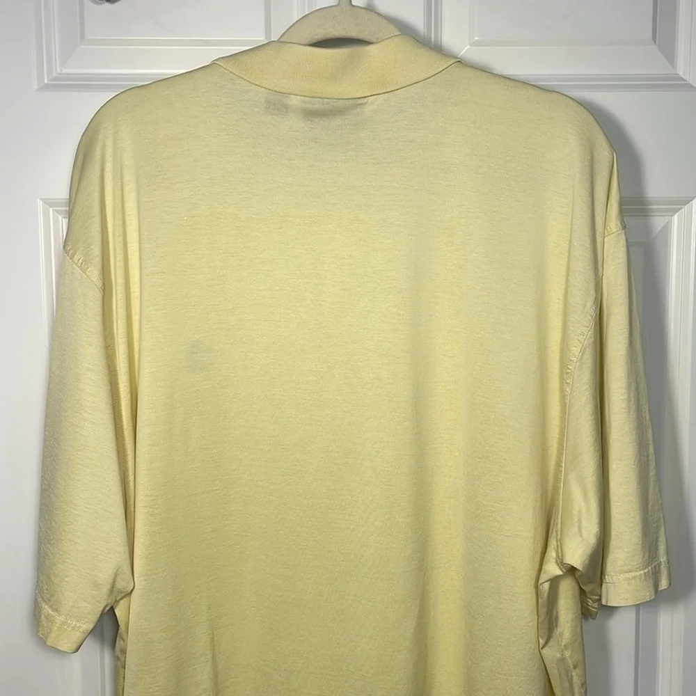 Amen Corner Polo Shirt Sz XXL Augusta Nationals 60s 2-Ply 2-Mercerized Yellow